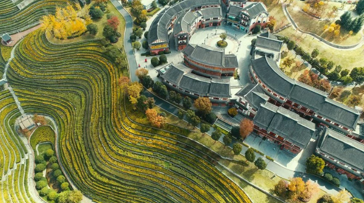 贵州大方：古镇梯田秋色美